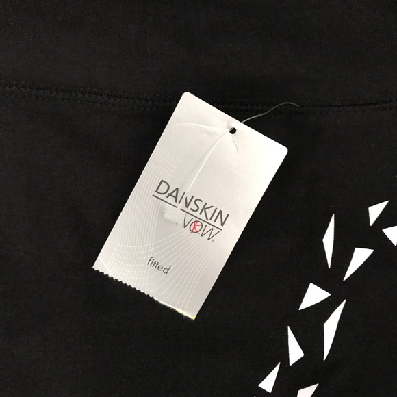 FINAL PRICE Size XL Danskin black leggings “Don’t Run, Fly” NWT - Picture 7 of 7